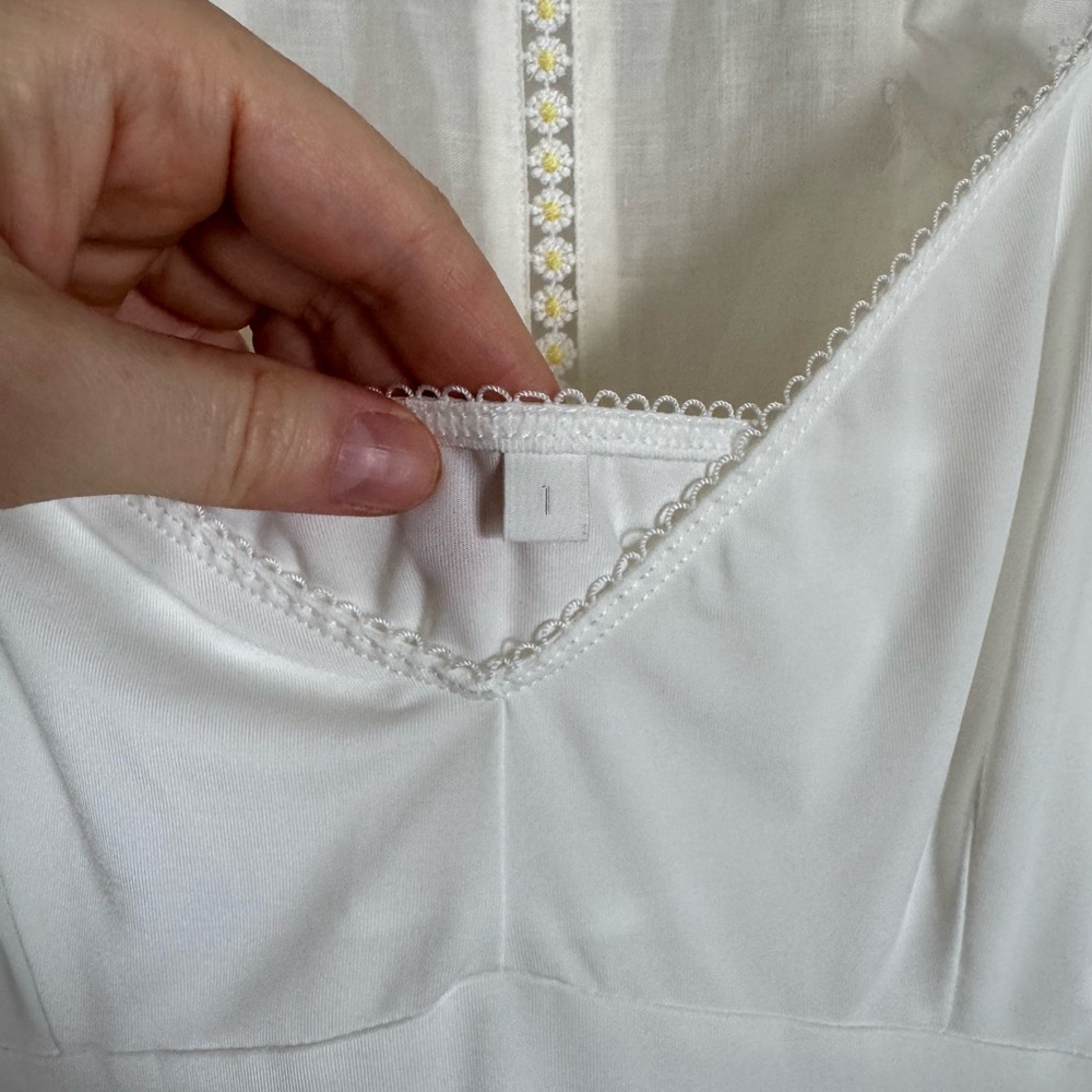 Zimmermann Acacia Tiered Embroidered Eyelet Yellow Flower Cream Midi Dress NEW - Picture 15 of 16